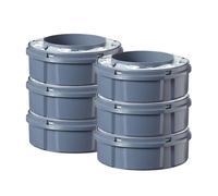 Tommee Tippee Twist and Click Advanced Nappy Disposal Sangenic Tec Refills, Pack of 6 - (Compatible with Sangenic Tec, Twist and Click Bins)