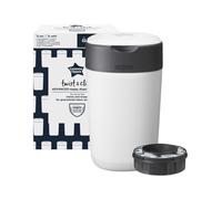 Tommee Tippee Twist and Click Nappy Bin, White, wi