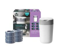 Tommee Tippee Twist and Click Advanced Nappy Disposal Sangenic Starter Pack White