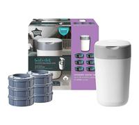 Tommee Tippee Twist & Click Starter Kit Tub & 6 Cassettes White 0m+ NEW