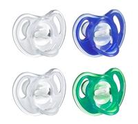 Tommee Tippee Ultra-Light Silicone Baby Pacifier, Boy - 18-36M, 4pk