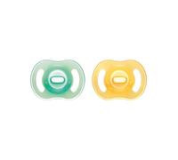 Tommee Tippee Ultra-light StayPut Night Glow Soother 0-6m (2 Pack) Nightglow