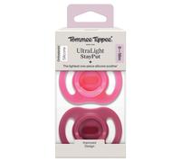 Tommee Tippee Ultra-Light Stayput Soother 6-18 Months 2 Pack