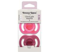Tommee Tippee silicone ultra-light stayput soother 6-18m 2s