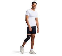 Tommie Copper Contoured Compression Knee Sleeve, Black, 3X-Large