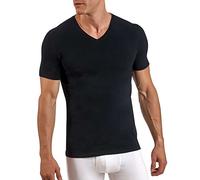 Tommie Copper Men's Copper Cotton Short Sleeve V Neck Shirt, Medium, Black