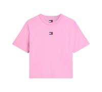 Tommy Jeans Dw0dw22202 Short Sleeve T-shirt Pink L Woman