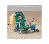Tommy Bahama 5 Position Kids Backpack Beach Chair Green Turtle