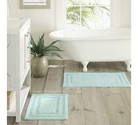 Tommy Bahama | Bath Rug Set-100% Tufted, Ultra Soft & Plush, Highly Absorbent, 100% Cotton, Turquoise, 2 Piece