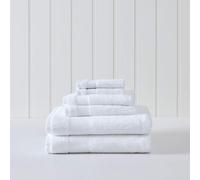 Tommy Bahama- Bath Towels, Absorbent & Fade Resistant Cotton Towel Set, Fashionable Bathroom Decor, Oeko-Tex Certified (Island Retreat White, 6 Piece)