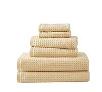 Tommy Bahama - Bath Towels Set, Highly Absorbent Cotton Bathroom Decor, Low Linting & Fade Resistant (Nothern Pacific Sun Yellow, 6 Piece)