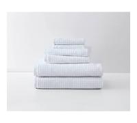 Tommy Bahama - Bath Towels Set Highly Absorbent Cotton Bathroom Decor Low Linting & Fade Resistant Oeko-Tex Certified (Nothern Pacific White 6 Pie