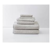Tommy Bahama - Bath Towels Set Highly Absorbent Cotton Bathroom Decor Low Linting & Fade Resistant Oeko-Tex Certified (Nothern Pacific Grey 6 Piec