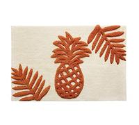 Tommy Bahama - Bathroom Rug, Cotton Bath Mat, Highly Absorbent Bathroom Decor (Batik Pineapple Orange, 20" x 30")