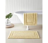 Tommy Bahama - Bathroom Rugs Cotton Bath Mat Highly Absorbent Bathroom Decor (Isla Yellow 2 Piece)