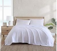 Tommy Bahama | Blanket-Super Soft & Cozy Fleece, Reversible, Anti-Pill & Medium Weight, Oeko-Tex Certified, Ultra Plush, White, King
