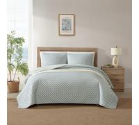 Tommy Bahama - Full/Queen Quilt Set Super Soft Cotton Bedding with Matching Sham(s) Super Soft Oeko-Tex Certified (Coastal Batik Green Full/Queen