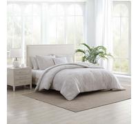Tommy Bahama - King 8-Piece Bedding Cotton Comforter & Sheet Sets with Bonus Pillow Cover Tropical Inspired Bedding Set (Art of Palms Beige King)