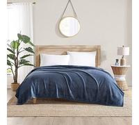 Tommy Bahama - King Blanket, Ultra Soft Plush Fleece Bedding, Cozy & Warm Home Decor (Medium Blue, King)