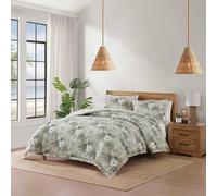 Tommy Bahama - King Comforter Set, Breathable Cotton Bedding with Matching Shams, Reversible Floral Bed Set, Coastal Room Decor (Beachway Blooms Beige)