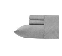 Tommy Bahama - King Sheet Set, Twill Weave Bedding with Matching Shams and Deep Pockets, Wrinkle-Resistant Bed Essentials, Oeko-Tex Certified (Paradise Twill Charcoal Grey, King)