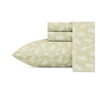 Tommy Bahama - King Sheets, Cotton Percale Bedding Set, Crisp & Cool, Stylish Bedding Set (Aloha Pineapple Green, King)