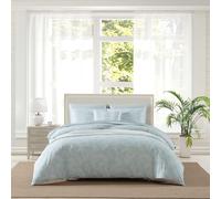 Tommy Bahama - Queen Duvet Cover Set Soft & Breathable Bedding with Matching Shams Tropical Bedding Set Oeko-Tex Certified (Art of Palms Blue Lago