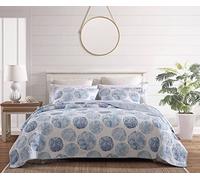 Tommy Bahama | Quilt Set-100, Lightweight & Breathable Bedding, Pre-Washed for Added Softness, Cotton, Blue, King