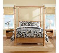Tommy Bahama - Reversible King Cotton Sateen Comforter Set with Shams
