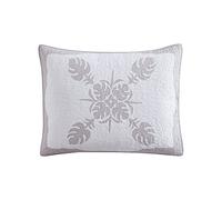 Tommy Bahama - Standard Sham, Cotton Bedding with Envelope Closure, Breathable Home Decor (Molokai Grey, 21x27)