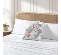 Tommy Bahama Throw Pillow Soft Cotton with Zipper Closure Tropical Design Ideal for Bed or Couch 20"""" x 20"""" Acapulco Palms Green