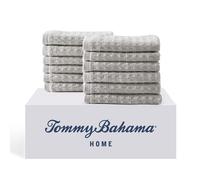 Tommy Bahama Washcloth Set Highly Absorbent Cotton Bathroom Decor Low Linting Fade Resistant OekoTex Certified Northern
