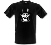 Tommy Cooper Comedy Legend Magician Che Guevara Style Heavy Cotton T-Shirt Black