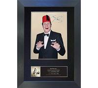 TOMMY COOPER Signed Autograph Mounted Photo Reproduction PRINT A4 Rare Perfect Birthday (297 x 210mm) #372 (Black Frame)