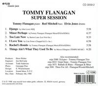 TOMMY FLANAGAN - SUPER SESSION CD NEW