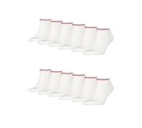 Tommy Hilfiger 12 Pairs Men's ICONIC SNEAKER Trainer Socks Size 6-13, White, 43-46