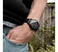 TOMMY HILFIGER 1710478 MEN'S WATCH BLACK STRAP BLACK DIAL BLACK CASE