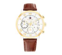 Tommy Hilfiger Mens TH-Oxford Brown Leather Strap Watch 1710726
