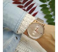 TOMMY HILFIGER 1781944 WOMEN'S WATCH ROSE GOLD BAND ROSE GOLD DIAL