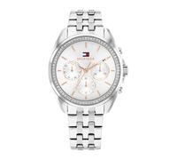 Tommy Hilfiger Analogue Multifunction Quartz Watch for Women with Silver Stainless Steel Bracelet - 1782802