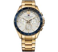 NEW TOMMY HILFIGER TH1791121 MENS WATCH STAINLESS STEEL YELLOW GOLD WHITE DIAL