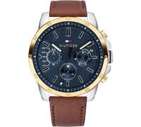 Brand New Authentic Tommy Hilfiger Men's Brown Leather Strap Watch 1791561