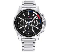Tommy Hilfiger Analogue Multifunction Quartz Watch for Men with Silver Stainless Steel Bracelet - 1791936