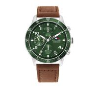 Tommy Hilfiger 1791948 Multi Dial Quartz Men's Watch, 44mm Green Dial, 50m Water Resistant