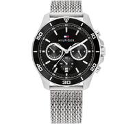 Tommy Hilfiger 1792092 Black Dial Mesh Bracelet Watch