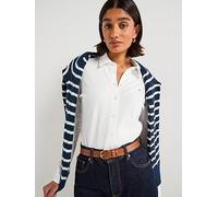 Tommy Hilfiger 1985 Fitted Button Down Shirt, Beige, Size L, Women Beige