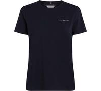 Tommy Hilfiger Women’s Short Sleeve T-Shirt 1985 Crew Neck, Blue (Nos Desert Sky), 3XL