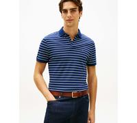 Tommy Hilfiger 1985 Regular Fit Mens Polo - Carbon Navy/Ivory Petal - Carbon Navy/Ivory Petal - M