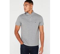 Tommy Hilfiger 1985 Regular Fit Polo Shirt, Grey, Size S, Men Grey