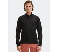 Tommy Hilfiger 1985 Regular Long Sleeve Mens Polo Shirt - Black - Black - L